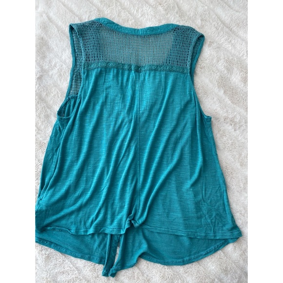 Ecote (Urban Outfitters) Tank Top. Teal blue. - Picture 2 of 4